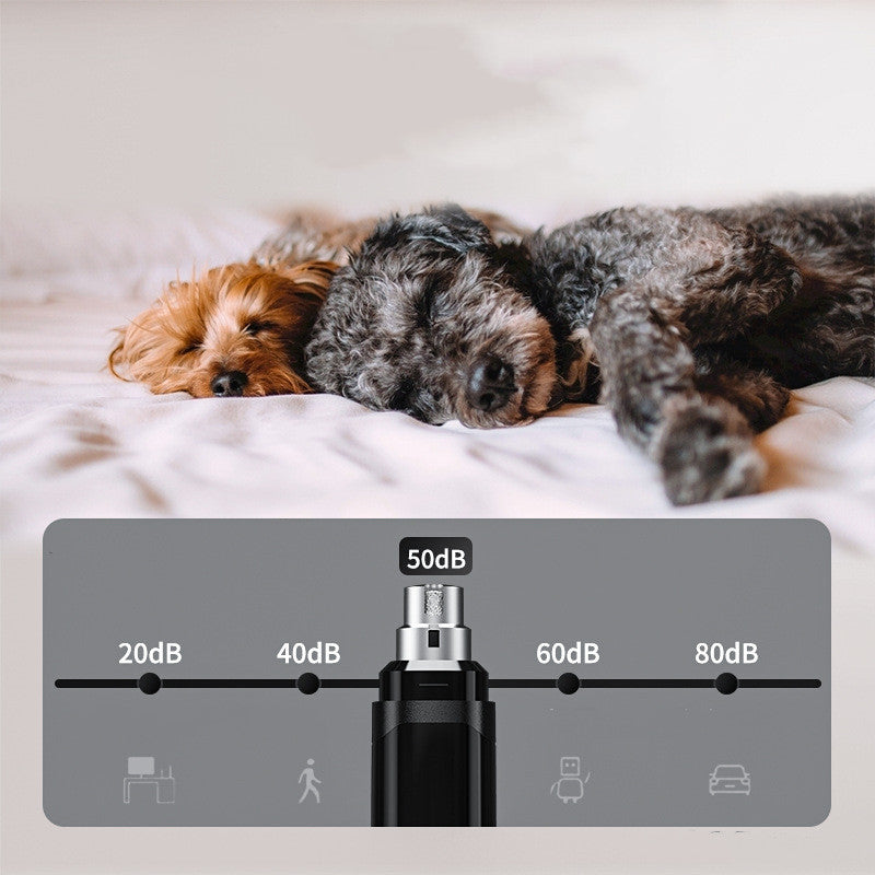 High-Power Electric Pet Nail Trimmer USB Charging