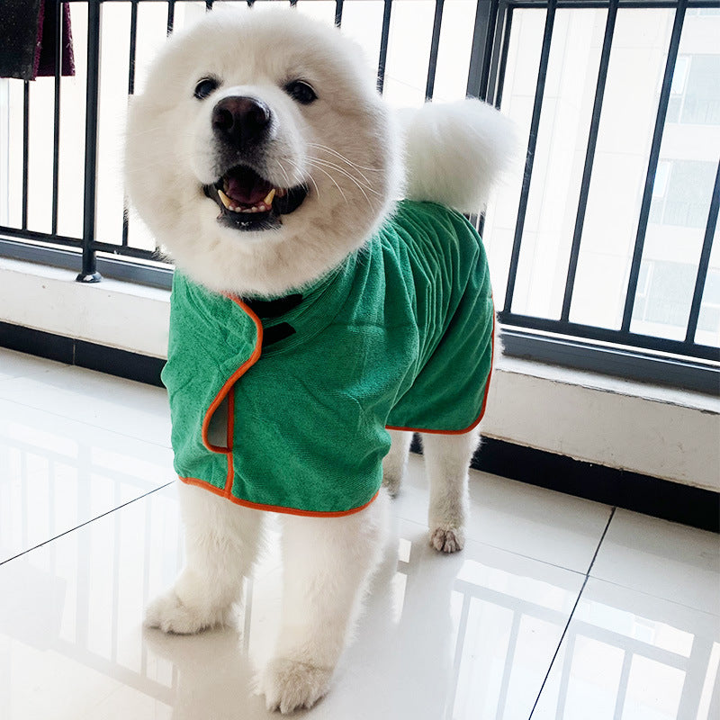 Fast-Drying Microfiber Pet Bathrobe Towel