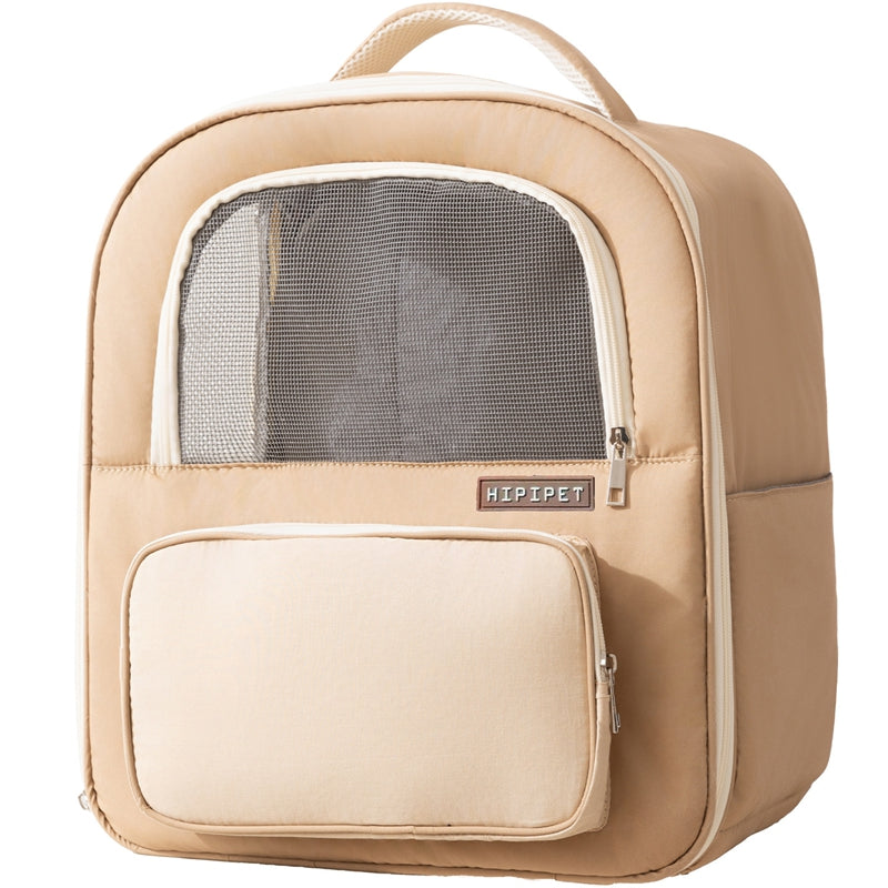 Breathable Pet Travel Backpack With Comfortable Mesh Window