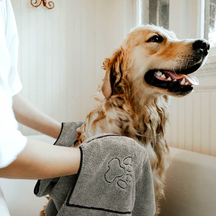 Super Absorbent Large Pet Bathrobe Towel