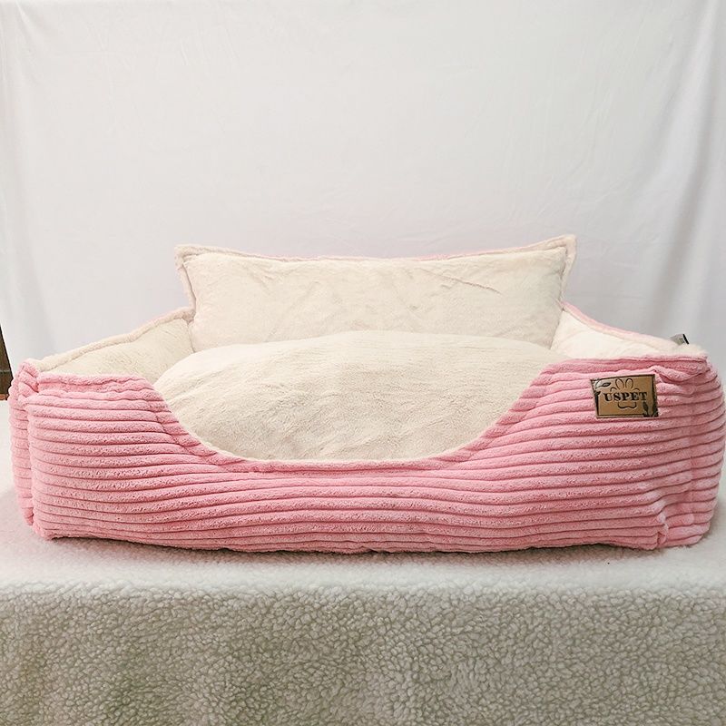 Removable Washable Plush Pet Bed Warm Comfortable