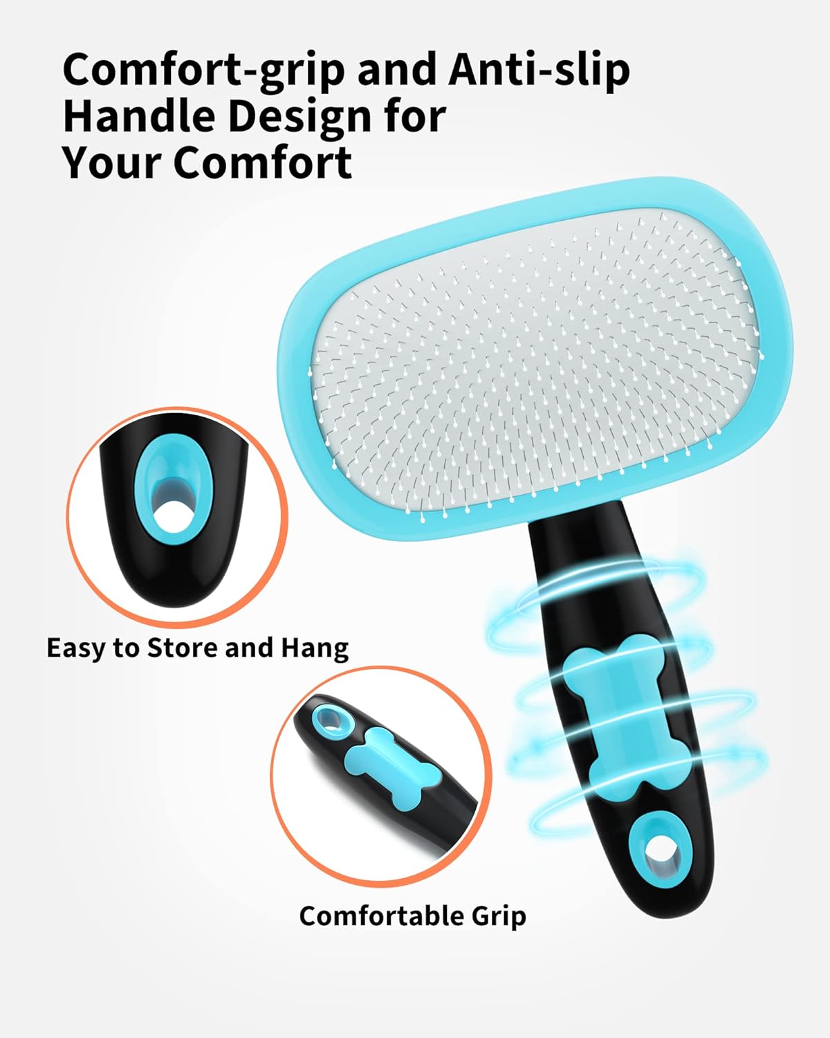 Pet Grooming Brush Deshedding Tool For Hair Removal