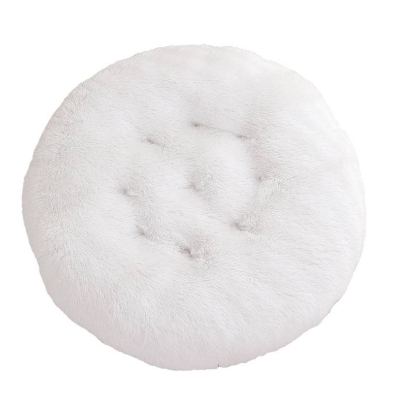 Round Plush Pet Bed Mat