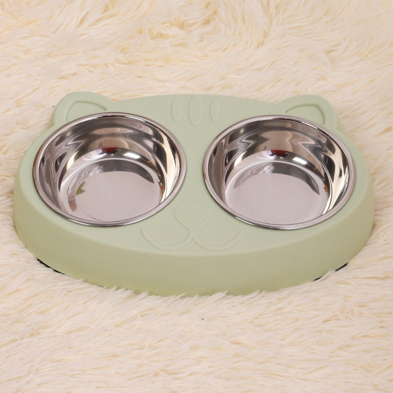 Pet Drinking Water and Food Bowl Rice Basin