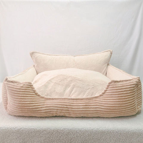Removable Washable Plush Pet Bed Warm Comfortable