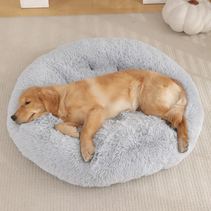 Round Plush Pet Bed Mat