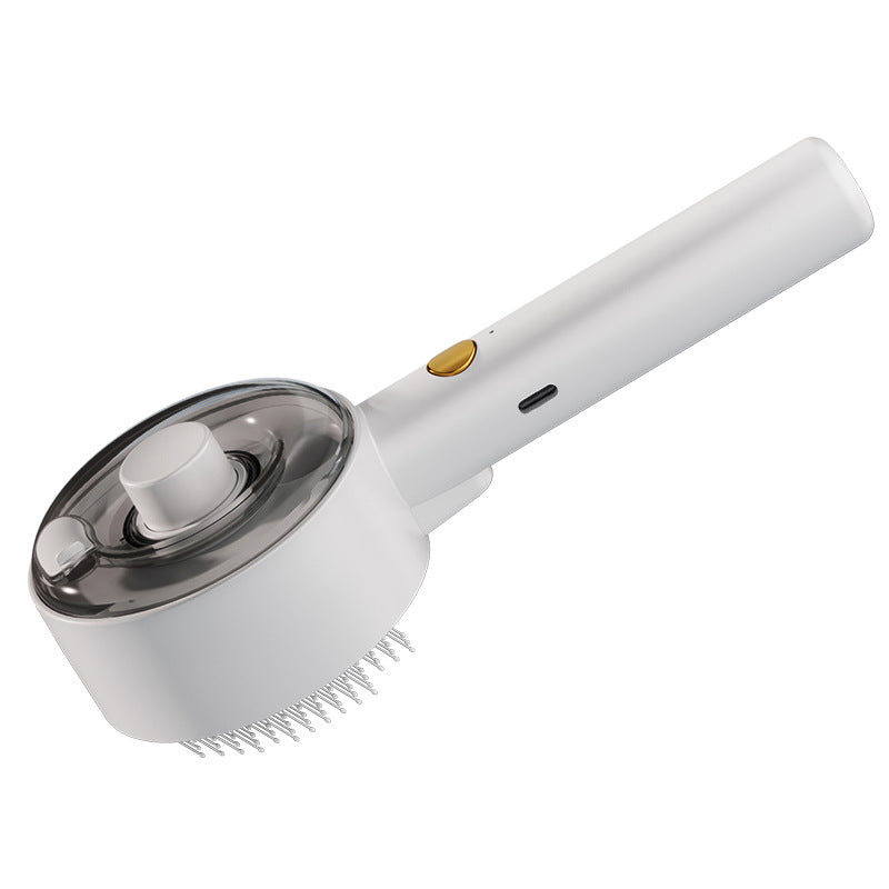 Self-Cleaning Pet Hair Remover Steam Brush Grooming Tool