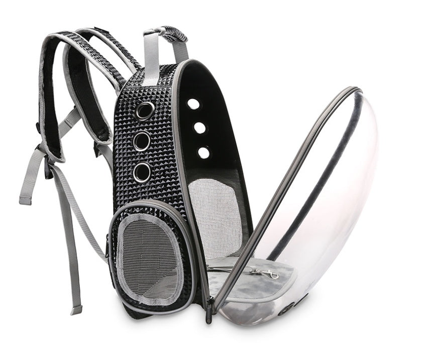 Portable Pet Backpack Carrier Bubble Capsule Design
