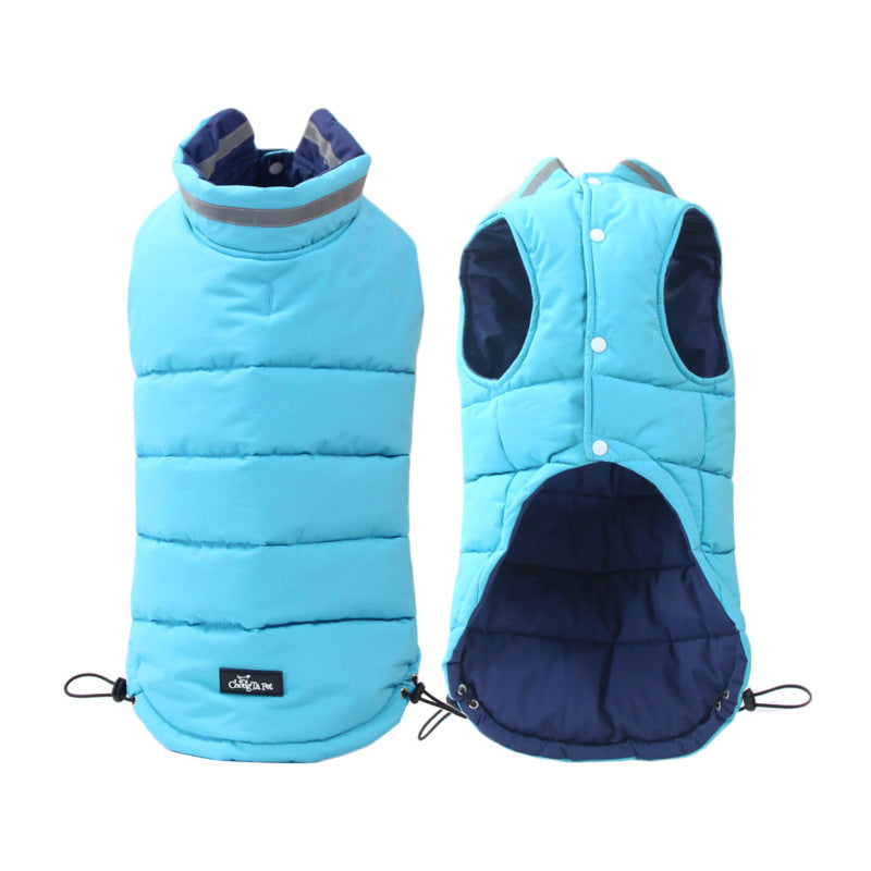 Thickened Waterproof Outdoor Pet Jacket Double-sided Reflective