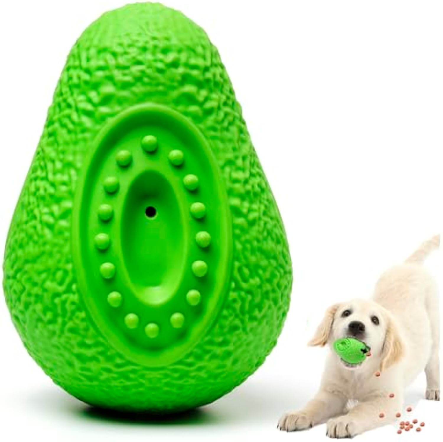 Indestructible Pet Chew Toy Heavy Duty Rubber Teether