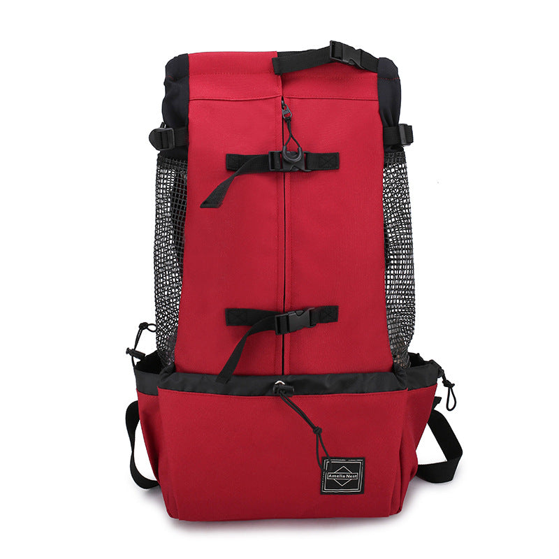 Double-Shoulder Portable Pet Travel Carrier Backpack