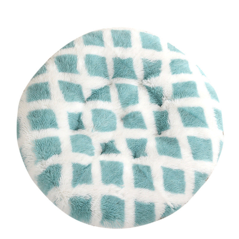 Round Plush Pet Bed Mat