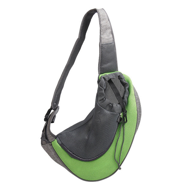 Outdoor Mesh Oxford Pet Carrier Single Shoulder Travel Bag