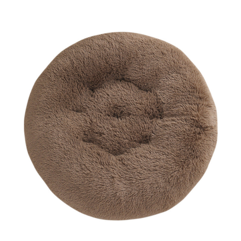 Round Plush Pet Bed Mat