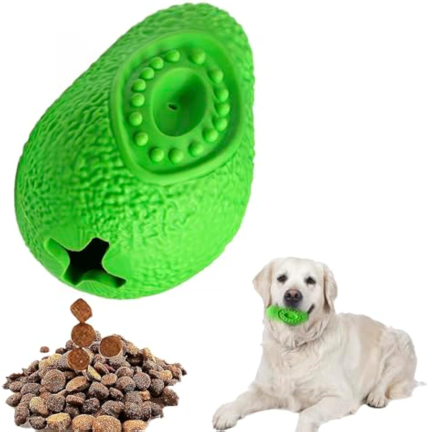 Indestructible Pet Chew Toy Heavy Duty Rubber Teether