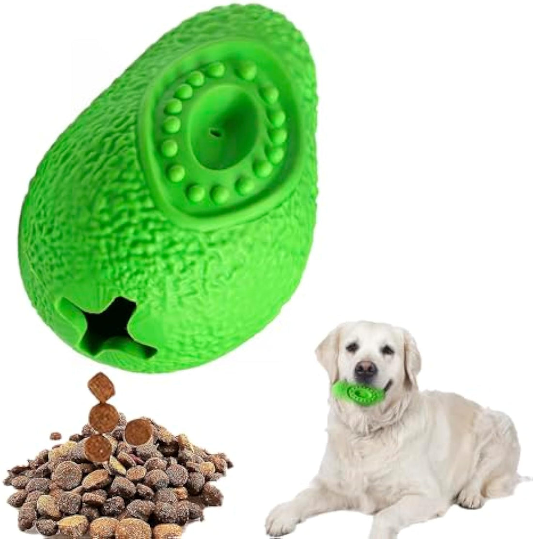 Indestructible Pet Chew Toy Heavy Duty Rubber Teether
