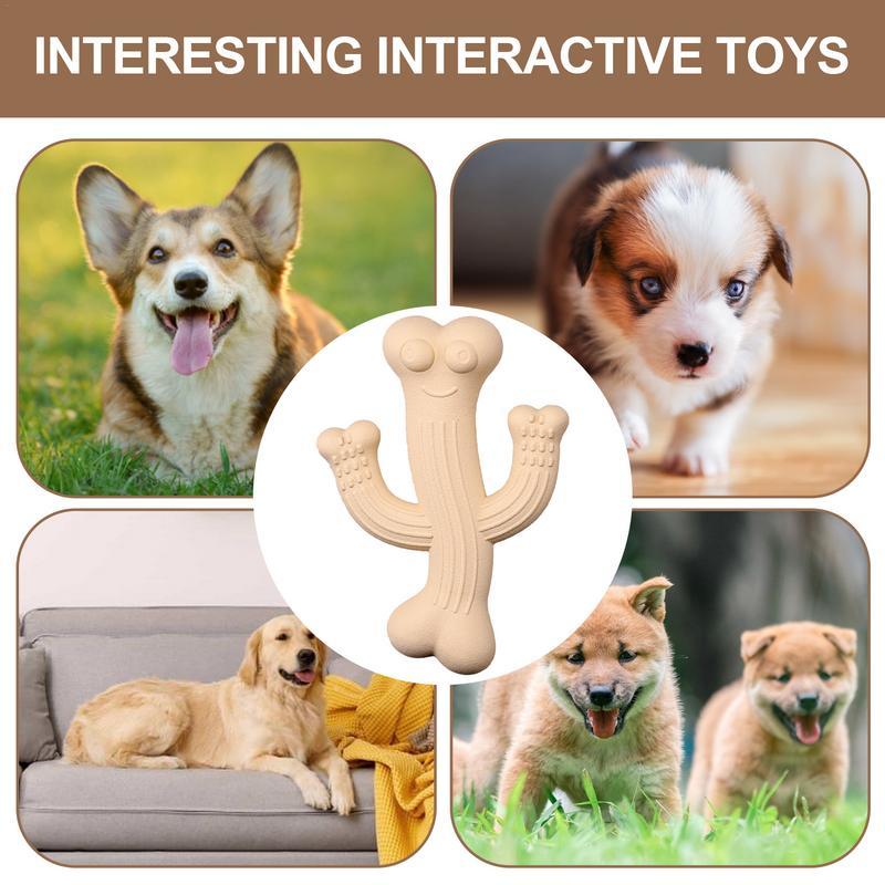 Durable Cactus Pet Chew Toy Interactive Bite Resistant