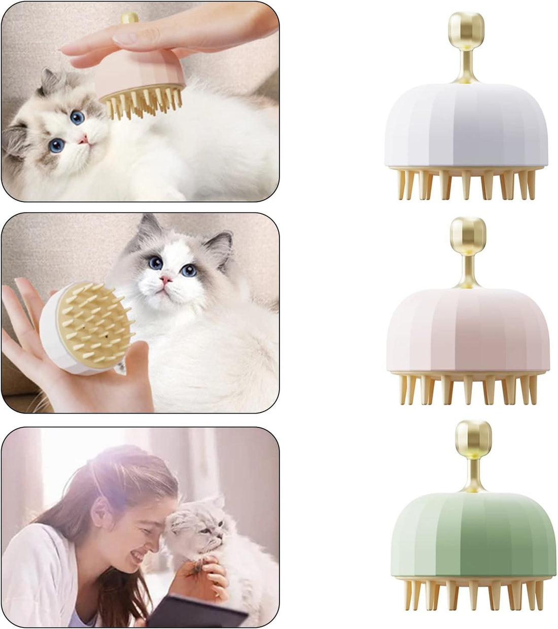Pet Bath And Grooming Massage Brush