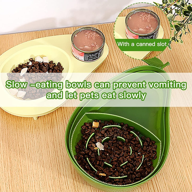 Automatic Avocado-Shaped Pet Water and Food Feeder