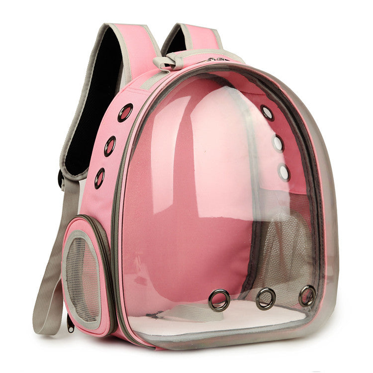 Portable Pet Backpack Carrier Bubble Capsule Design