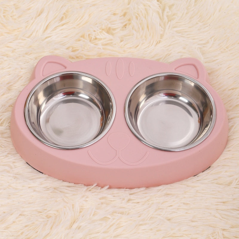 Pet Drinking Water and Food Bowl Rice Basin