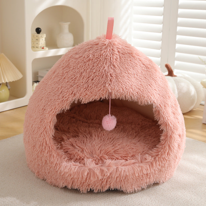 Winter Plush Warm Pet Bed Nest