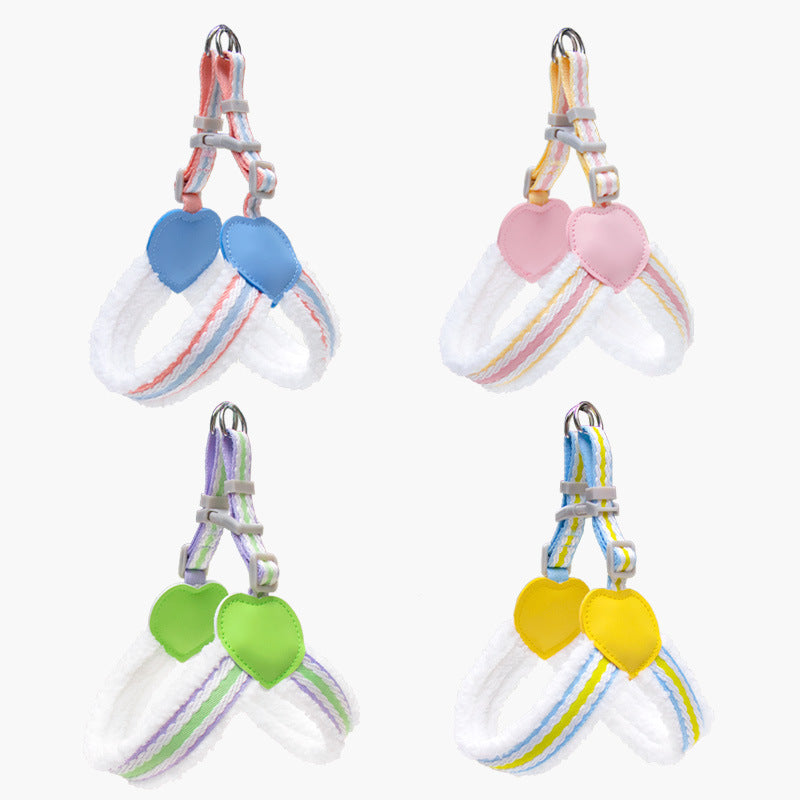 Summer Breathable Pet Leash With Chest Vest Small Medium