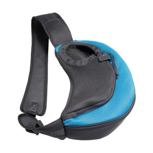 Outdoor Mesh Oxford Pet Carrier Single Shoulder Travel Bag