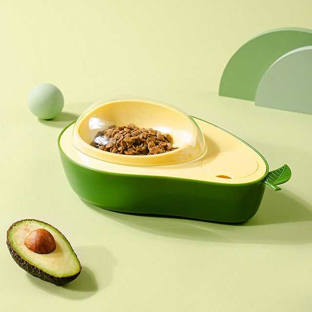Automatic Avocado-Shaped Pet Water and Food Feeder