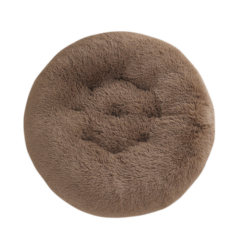 Round Plush Pet Bed Mat