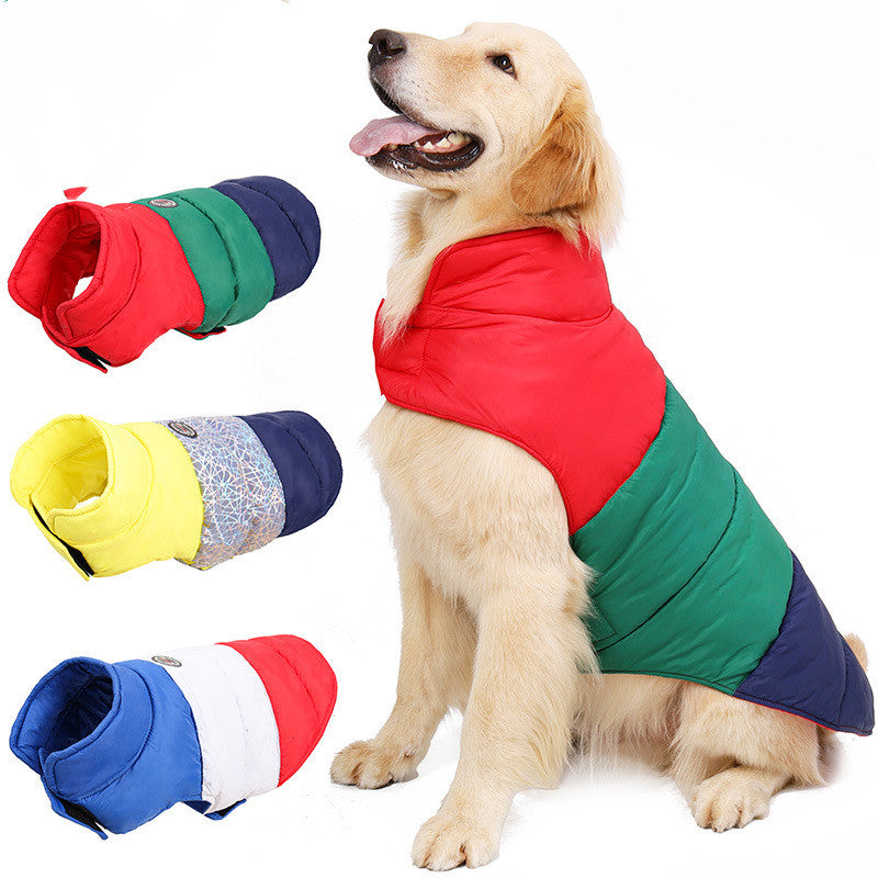 Thick Water-Repellent Pet Down Jacket Warm Winter Wear