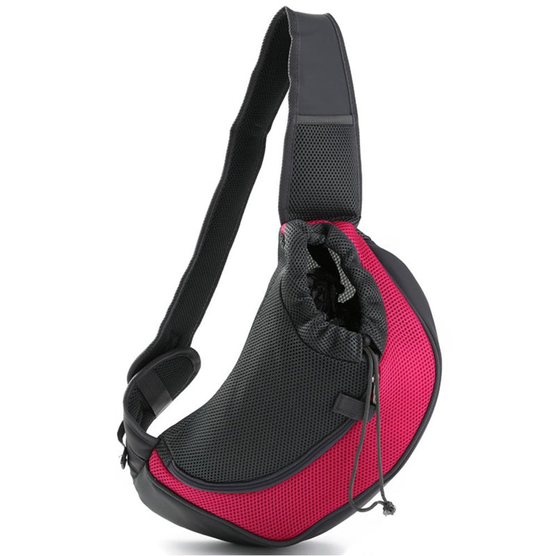 Outdoor Mesh Oxford Pet Carrier Single Shoulder Travel Bag