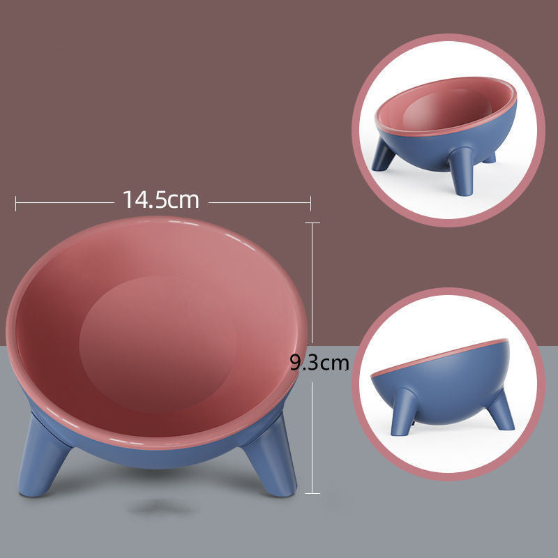 Pet Feeding Bowl With Stand Nordic Color Design