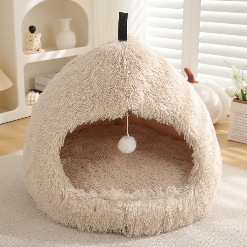 Winter Plush Warm Pet Bed Nest