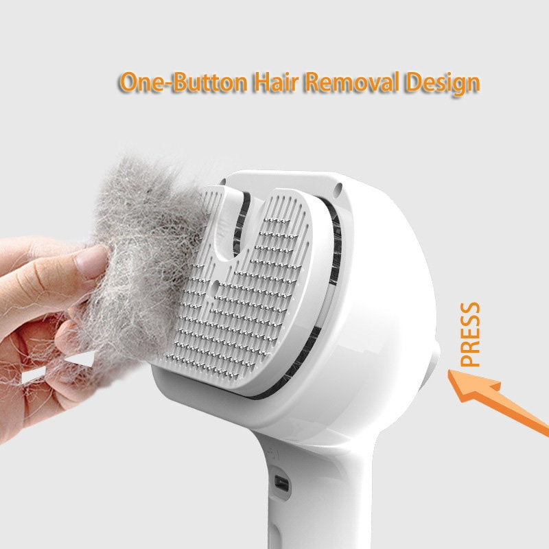 Self-Cleaning Pet Comb Hair Remover Grooming Tool