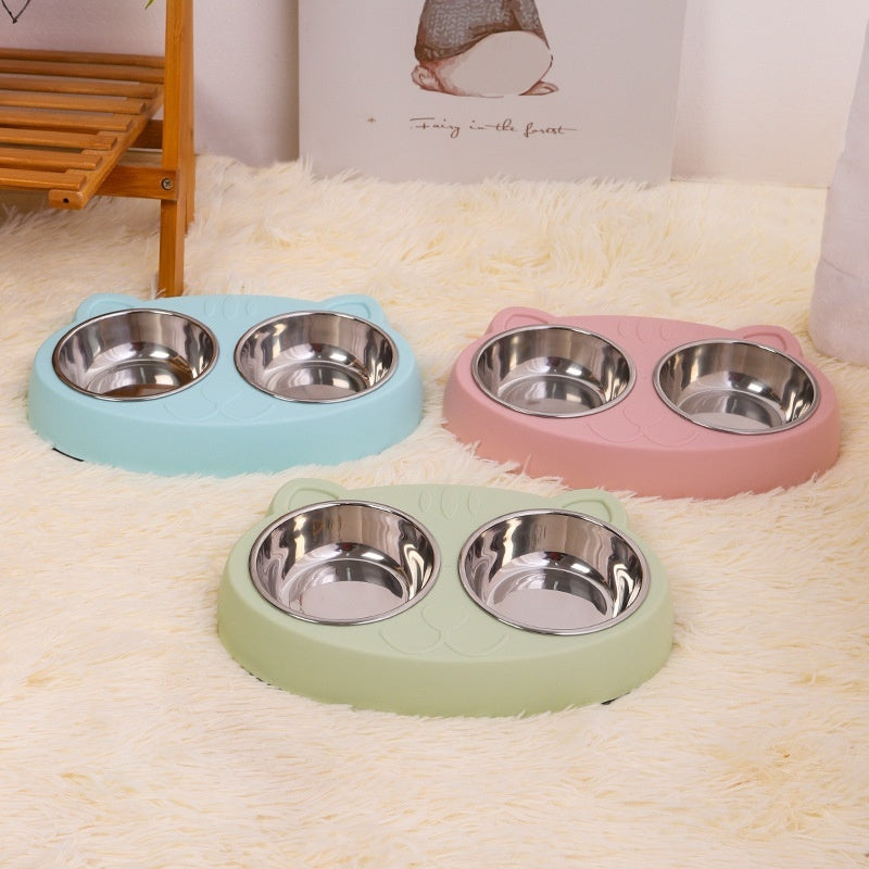 Pet Drinking Water and Food Bowl Rice Basin