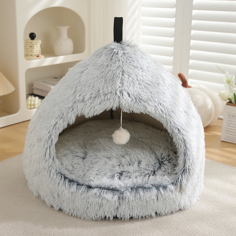 Winter Plush Warm Pet Bed Nest