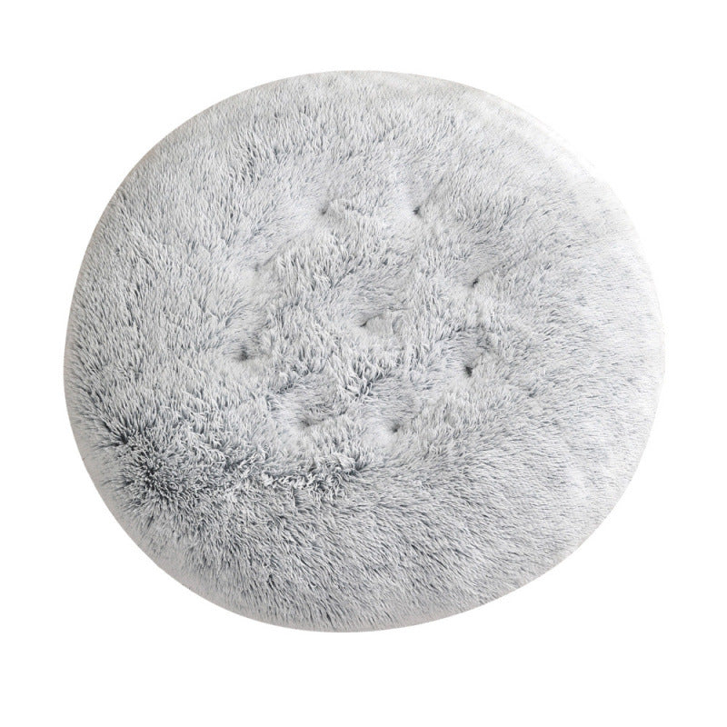 Round Plush Pet Bed Mat