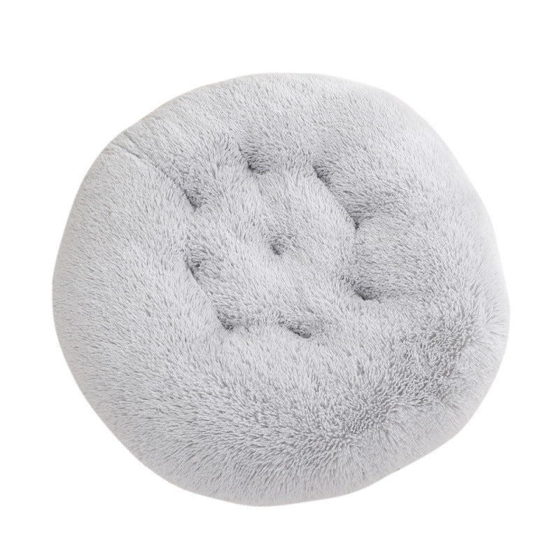 Round Plush Pet Bed Mat