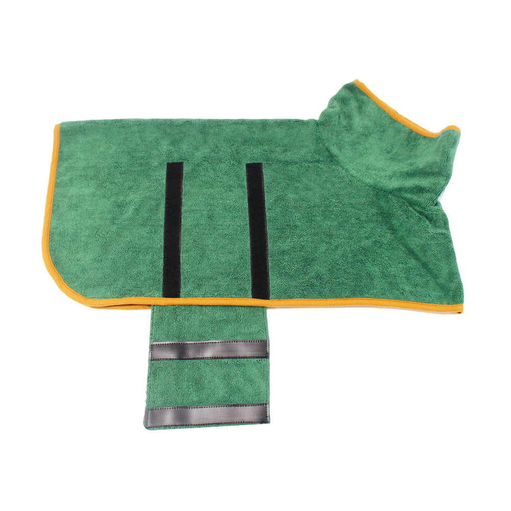 Fast-Drying Microfiber Pet Bathrobe Towel