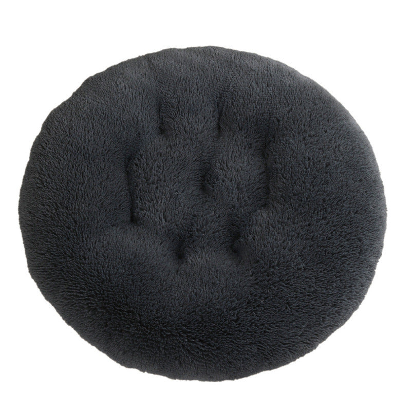 Round Plush Pet Bed Mat