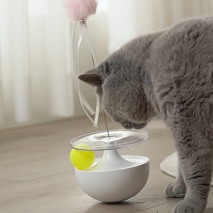 Self-Congratulating Funny Pet Stick Tumbler Toy