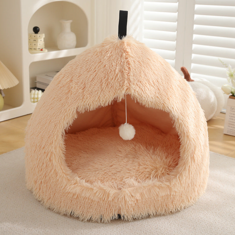 Winter Plush Warm Pet Bed Nest
