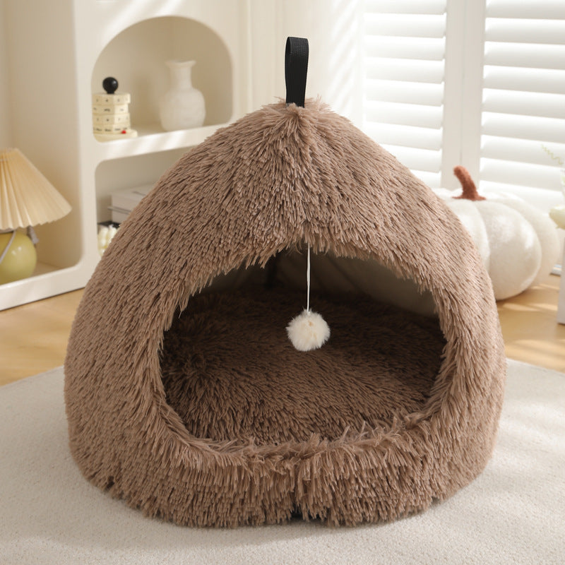 Winter Plush Warm Pet Bed Nest