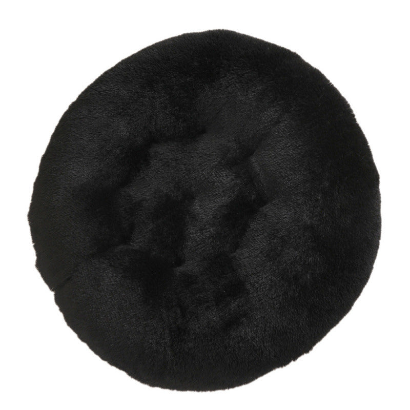 Round Plush Pet Bed Mat