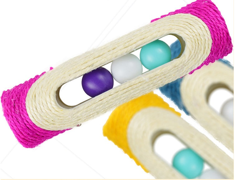 Three Long Sisal Pet Drum Toys