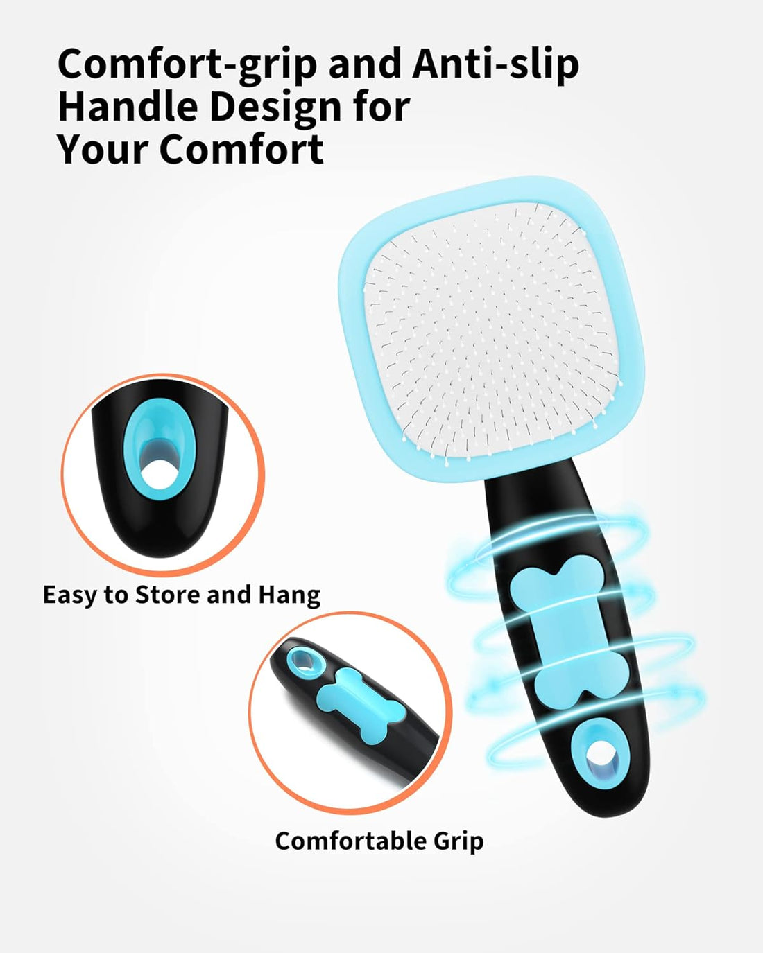 Pet Grooming Brush Deshedding Tool For Hair Removal