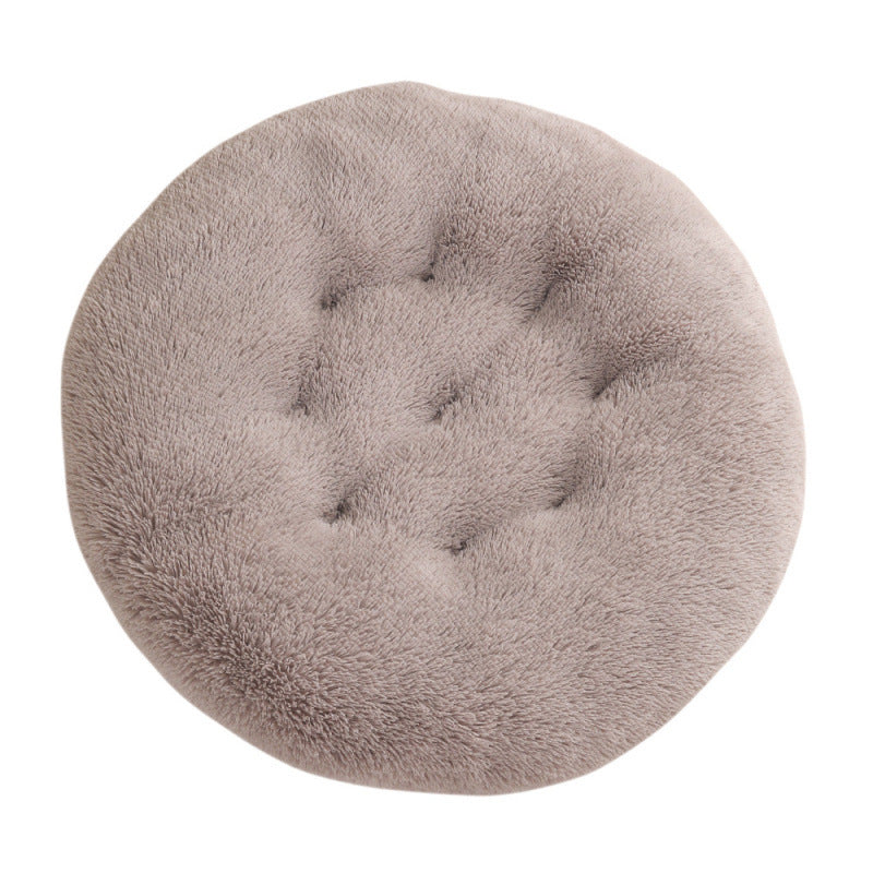 Round Plush Pet Bed Mat