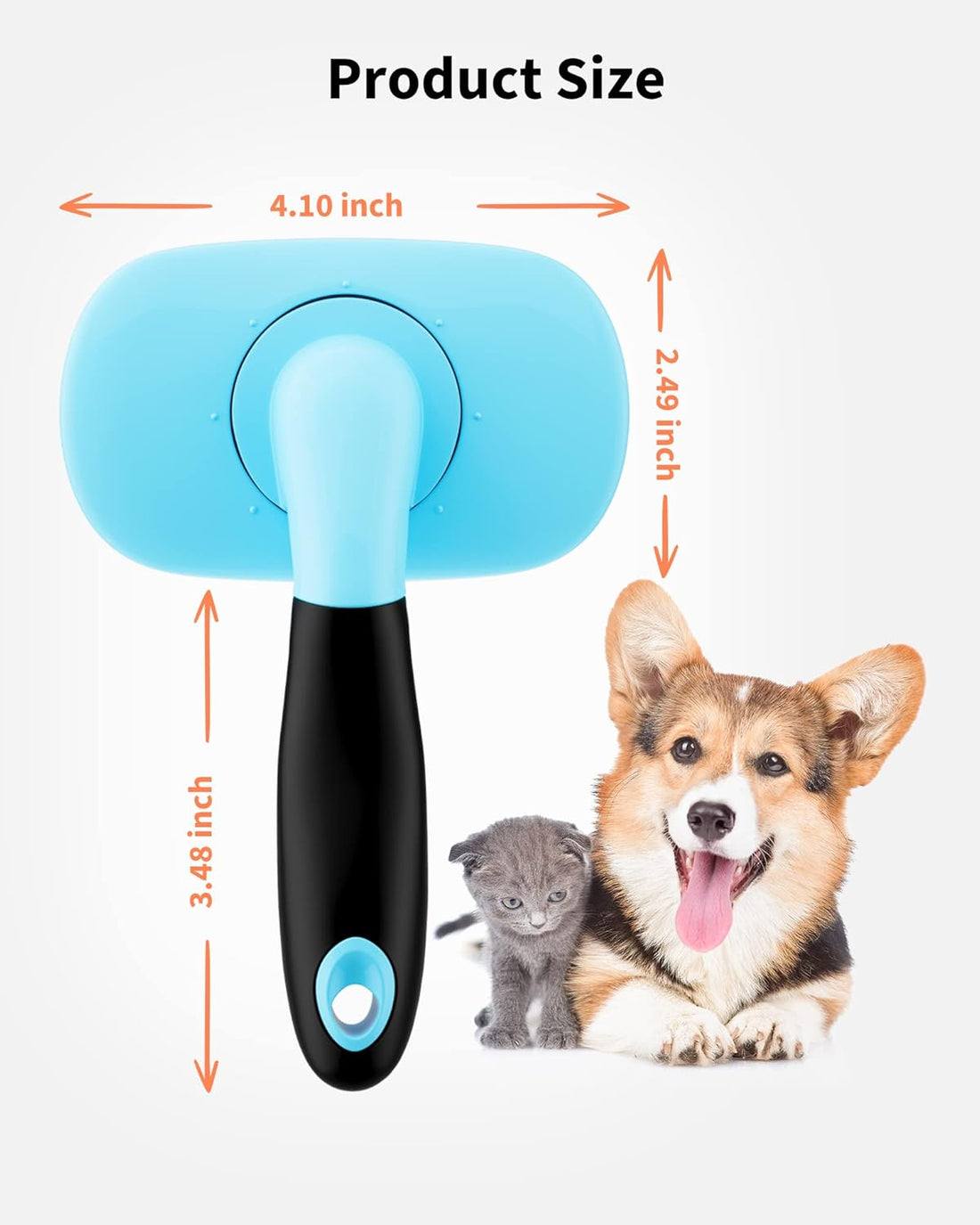 Pet Grooming Brush Deshedding Tool For Hair Removal