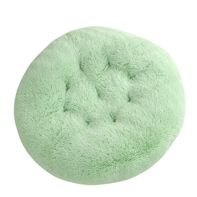 Round Plush Pet Bed Mat